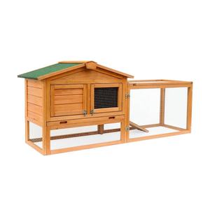 Cage à lapins en bois pour l'intérieur ou l'extérieur, maison pour lapins avec enclos - Product Image 2