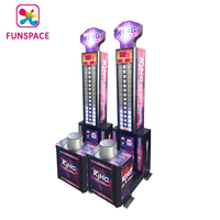 Nouveau design à jetons le roi du marteau jeu de sport de force intérieure adulte arcade boxe marteau frappant la Machine de jeu
