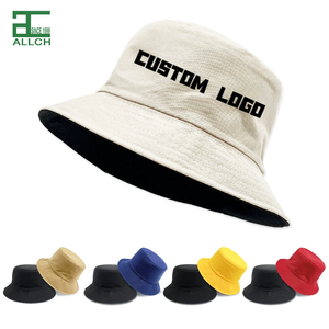ALLCH alta calidad personalizado bordado estampado cubo sombrero Reversible 100% algodón pesca al aire libre senderismo playa pescador adulto gorra - Product Image 1
