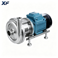 Pompe centrifuge basse pression en acier inoxydable sanitaire XF OEM pour le lait