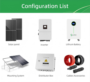 Sistema <span class=keywords><strong>de</strong></span> Energía Solar Trifásico <span class=keywords><strong>de</strong></span> 15kW 20kW con Paneles Solares, Batería e Inversor - Product Image 4