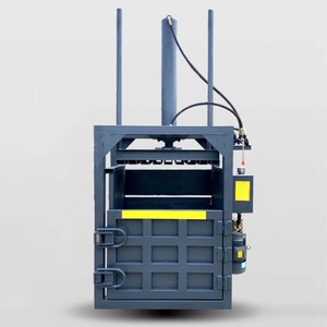 Dệt May chất thải quần áo tái chế Sợi carton máy đóng gói nhỏ 30 t 60 T dọc thủy lực Baler - Product Image 3