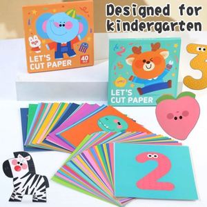 Tijeras de Seguridad para Niños y Niñas en Edad Preescolar, Juguete de Desarrollo Temprano, Kit de Práctica para Cortar Papel, para Edades de 3 a 5 Años - Product Image 3
