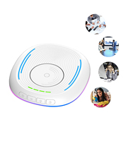 Mouse Jiggler Penggerak Mouse Perangkat Keras Tak Terdeteksi dengan 7 Lampu RGB Timer 0.5-4 Jam Bebas Driver untuk Mouse Berkabel/Nirkabel/Ergonomis