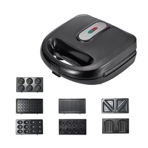 <span class=keywords><strong>Machine</strong></span> à Gaufres Électrique Multifonction 7-en-1, Sandwich, Pizza, Beignet, <span class=keywords><strong>Panini</strong></span> 220V, Revêtement Antiadhésif pour Cuisine Professionnelle - Product Image 3