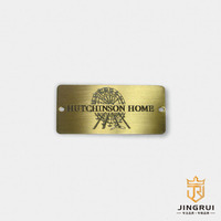 Plaques de nom personnalisées en laiton pour meubles et canapés, ornements cadeaux anciens/modernes, badges de forme personnalisée avec design et couleur sur mesure
