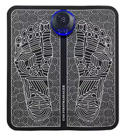 Masseur de pieds multifonctionnel sans fil, portable et pliable avec USB et EMS, appareil électrique vibrant pour la circulation des pieds et des bras à domicile