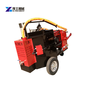 Machine de remplissage de fissures routières hybride essence-électrique YG Brand YG-200L 200L avec moteur pompe et générateur 2.8KW, rayon de braquage court - Product Image 3