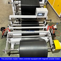 Vollautomatische Kompostierbare PE-Kunststoff-Verpackungsmaschine für Express-Versandtaschen mit Klebestreifen