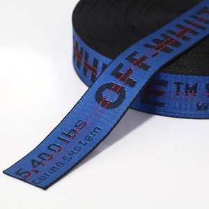 Bán Buôn Biểu Tượng Tùy Chỉnh <span class=keywords><strong>Jacquard</strong></span> In 38 Mét 50 Mét Nylon Webbing Dây Đeo - Product Image 1