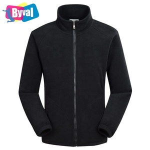 OEM service hiver vestes polaires à fermeture éclair complète 100% vestes en polyester brodé personnalisé chaud <span class=keywords><strong>polaire</strong></span> hommes veste en gros - Product Image 3
