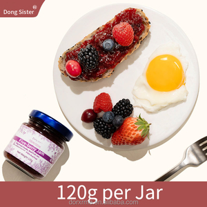 OEM ODM trà bong bóng Thành phần bánh quy mứt trái cây kem món tráng miệng 120g không thêm sucrose Five-Berry mứt - Product Image 2