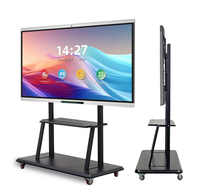 Интерактивная доска 4K Smart с сенсорным экраном для совещаний и обучения, плоский дисплей для бизнеса и образования