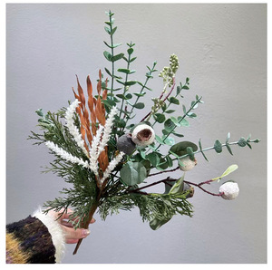 Plantas Verdes Artificiales, Ramo de <span class=keywords><strong>Hojas</strong></span> de Eucalipto, Ramo de Frutos, Decoración para Bodas y Hogar, Arreglos Florales - Product Image 1