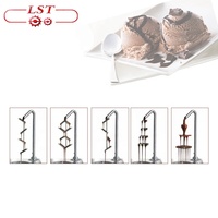 Machine à fondre le chocolat de table LST, vente chaude, 5,5 L, petite machine à distribuer du chocolat chaud à vendre