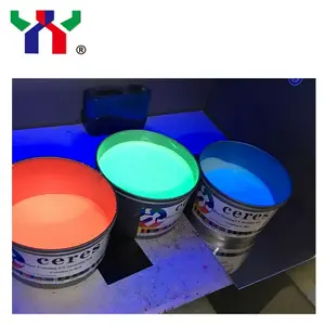 Großhandel und Einzelhandel MOQ 0,5 KG UV Unsichtbare Fluoreszierende Tinte für Offset Druck Natur Trockenen