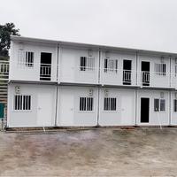 Maison conteneur modulaire détachable respirante de haute qualité avec structure en acier léger, facile à assembler