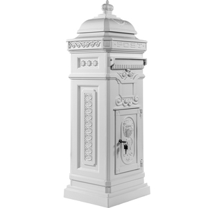 Buzón de <span class=keywords><strong>correos</strong></span> de aluminio fundido de León, troquelado, de pie - Product Image 3