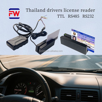 Lector de Tarjetas Magnéticas para Licencia de Conducir Tailandesa Personalizable, Puerto Serie USB RS232/RS485 TTL, Conexión GPS, Modelo MSR90
