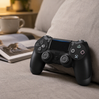 Manette de jeu sans fil à double vibration compatible avec PS4, PC, téléphone Android, Steam, joystick