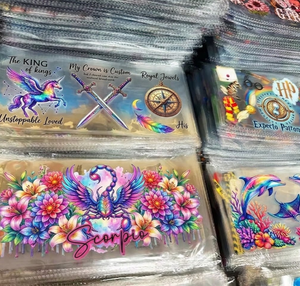 Envolturas para vasos de 16 oz con signos del zodíaco, resistentes a los rayos UV, lavables, metálicas, fáciles de despegar, para pegatinas de cristal, botellas, calcomanías DIY, transferencia de calor - Product Image 3