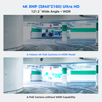 Hiseeu 4K 8MP 16CH Kennzeichen kamera Parkplatz Innen kuppel CCTV Camara de Seguridad Überwachungs kamerasystem IP-Kamera