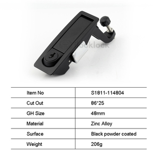 Kẽm hợp kim nén khóa <span class=keywords><strong>push</strong></span> <span class=keywords><strong>button</strong></span> kích hoạt LEVER bảng điều chỉnh khóa - Product Image 4