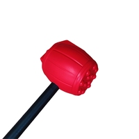 Marteau en plastique JSJM pour borne d'arcade KING of the HAMMER, pièces de jeu jaune rouge noir, prise US