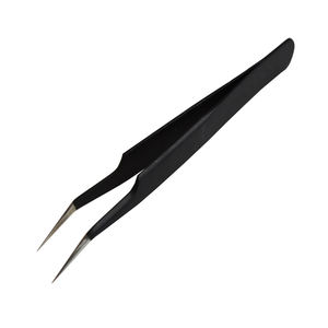 Pince à épiler pour extensions de cils, design dernier cri, couleur personnalisée, volume, logo personnalisé, marque privée, acier inoxydable, prix de gros - Product Image 4