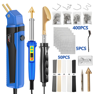 <span class=keywords><strong>Soldador</strong></span> Eléctrico para Reparación de Plástico de Parachoques de Automóviles, <span class=keywords><strong>100W</strong></span>, 110V/220V, con Punta Plana y Cuchilla de Alisado - Product Image 4