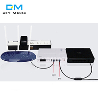 Fuente de Alimentación Ininterrumpida (UPS) de CC de 10400 mAh, POE 5V 9V 12V CC, para Router WIFI, Módem, Mini UPS en Línea