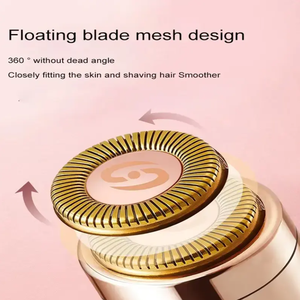 Depiladora de <span class=keywords><strong>Cejas</strong></span> Recargable por USB para Mujer, Recortadora de Vello Facial Eléctrica, Depiladora para Damas - Product Image 4