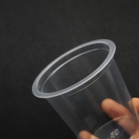 Gobelet en plastique pour yaourt Sulide 170 ml Emballage pour yaourt en plastique PP Blister jetable Tasse de yaourts transparente
