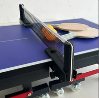 Table de ping-pong miniature personnalisable, portable et compacte pour l'intérieur, idéale comme cadeau de Noël créatif et pour le divertissement au bureau