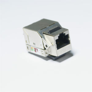 Conector RJ45 Cat6 UTP Ethernet para Rede, Plug Modular 8P8C, Fêmea, para PCB, 100 Peças, com Conector Duplo IDC - Product Image 1
