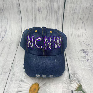 El más nuevo DOI <span class=keywords><strong>JJ</strong></span> Iota Phi Lambda Chi Eta Phi NCNW HOJ Gamma Phi Delta Sorority Rhinestone Cowboy Outdoor Bling Hat Gorra de béisbol - Product Image 6