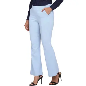 ZNA กางเกงทำงานขากระดิ่งเข้ารูป,ชุดกระโปรงผู้หญิงหรูหรามีกระดิ่งกางเกงสวมใส่ที่สำนักงานใหม่