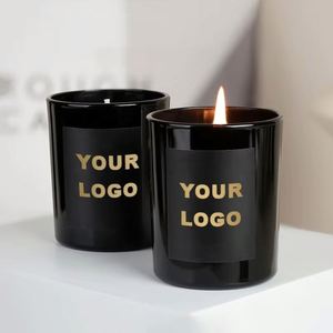Bougie parfumée personnalisée promotionnelle en gros, ensemble cadeau de Noël de luxe en cire de soja - Product Image 1