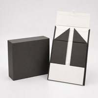 Nouvelle boîte pliante magnétique en papier avec grand logo personnalisé, emballage de luxe en carton, boîte cadeau pliable
