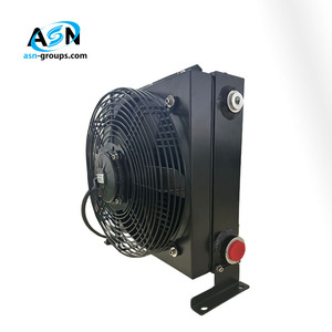 Ventilateur de radiateur à huile refroidi par air 12V CC, échangeur de chaleur, radiateur thermique à huile essentiel, <span class=keywords><strong>location</strong></span> pour les usines de fabrication, moteur de ventilateur - Product Image 2