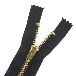 Ruban de fermeture à glissière en métal en laiton de haute qualité SAS personnalisé #3 fermeture à glissière pour jeans et autres accessoires de vêtement - Product Image 2