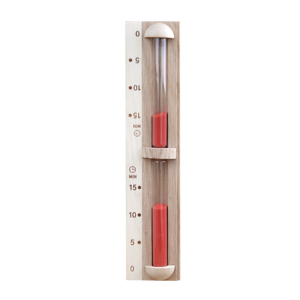 Alphasauna 15 minutos sauna barril accesorios de cedro rojo de madera temporizador de arena - Product Image 3