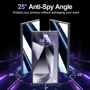 Protection d'écran en verre trempé Crystal Armor, confidentialité, antistatique, couverture complète, déverrouillage par empreinte digitale, pour <span class=keywords><strong>Samsung</strong></span> S21 <span class=keywords><strong>S22</strong></span> S23 - Product Image 4