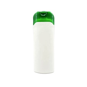 Bouteilles de shampoing en plastique couleur personnalisée 200 ml, emballage pour produits capillaires, flacon de lotion avec bouchon à clapet, flacon de conditionneur compressible - Product Image 1