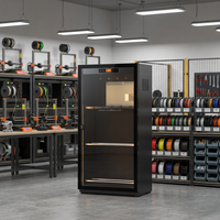 Armoire de séchage pour 18 bobines de filament d'impression 3D, humidité 15-60% RH, avec 6 ports d'alimentation directe pour imprimante