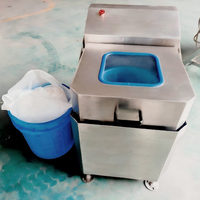 YouBan Centrifugaal Ontwaterings- en Ontoliefmachine met variabele frequentie, 304 roestvrij staal, voor groenten en fruit