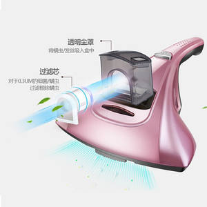 เครื่องกำจัดไรฝุ่น AUX UV ประสิทธิภาพสูง 110V 240V กล่องเก็บฝุ่นไฟฟ้าพร้อมฟังก์ชั่นทำความสะอาดล้ำลึก - Product Image 4