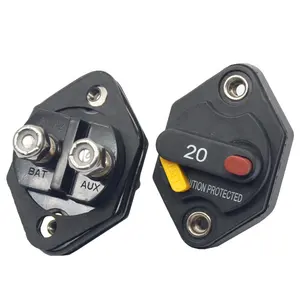 copper alloy stud Lglition Circuit Breaker M8 Manual Reset Fuse 15A 20A for System Protection