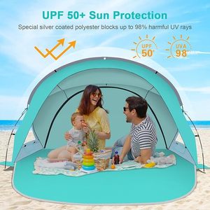 Carpa de Playa para Acampar, Refugio Solar para 4 Personas, Toldo de Plástico, Carpa Automática Personalizada de Fibra de Vidrio, Carpa de Lujo para Exteriores al por Mayor - Product Image 2