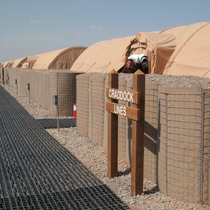 Barrière défensive pour terrain d'entraînement, grillage soudé anti-explosion, <span class=keywords><strong>Hesco</strong></span> Bastion, mur de protection et d'isolation de sécurité - Product Image 1